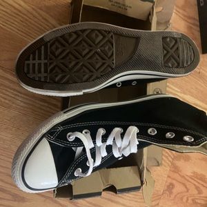 Black high top converse 8.5 men /10.5 women with box